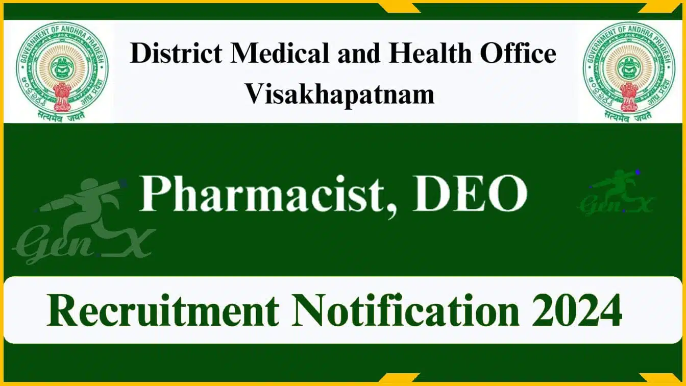 DMHO Visakhapatnam Recruitment 24-2025