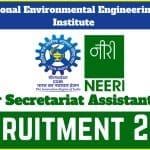 NEERI Recruitment 2025: Apply Online for 33 Junior Secretariat Assistant and Stenographer Positions. NEERI Recruitment 2025