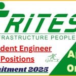 RITES Recruitment 2025: Apply Online for 26 Resident Engineer and Inspector Positions. RITES Recruitment 2025