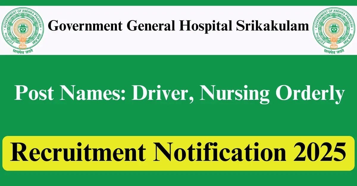 AP GGH Recruitment 2025