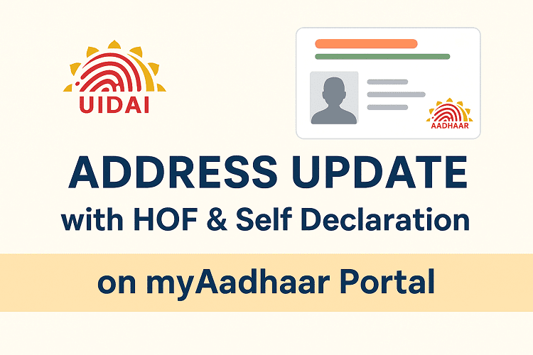 Aadhaar Address Update with HOF