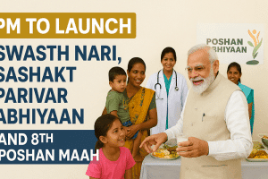 PM to Launch Swasth Nari Sashakt Parivar Abhiyaan