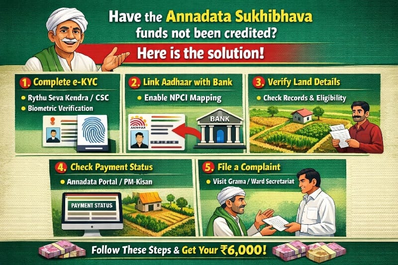 Have the Annadata Sukhibhava funds not been credited